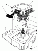 Toro 20629C - Lawnmower, 1987 (7000001-7999999) Listas de piezas de repuesto y dibujos RECOIL ASSEMBLY (MODEL NO. VMG6)