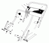 Toro 20632 - Lawnmower, 1989 (9000001-9999999) Listas de piezas de repuesto y dibujos HANDLE ASSEMBLY