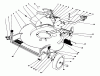Toro 20632 - Lawnmower, 1989 (9000001-9999999) Listas de piezas de repuesto y dibujos HOUSING ASSEMBLY (USED ON SERIAL NO. 9000101 THRU 9003042)