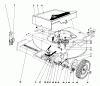 Toro 20660 - Lawnmower, 1975 (5000001-5999999) Listas de piezas de repuesto y dibujos FRONT WHEEL AND PIVOT ARM ASSEMBLY