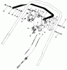 Toro 20661 - Lawnmower, 1983 (3000001-3999999) Listas de piezas de repuesto y dibujos TRACTION CONTROL ASSEMBLY