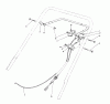 Toro 20666 - Lawnmower, 1990 (0000001-0999999) Listas de piezas de repuesto y dibujos TRACTION CONTROL ASSEMBLY