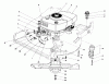 Toro 20671 - Lawnmower, 1983 (3000001-3999999) Listas de piezas de repuesto y dibujos ENGINE ASSEMBLY