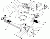 Toro 20677 - Lawnmower, 1989 (9000001-9999999) Listas de piezas de repuesto y dibujos HOUSING ASSEMBLY (SERIAL NO. 9000101-9003507)