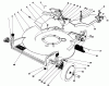 Toro 20677 - Lawnmower, 1989 (9000001-9999999) Listas de piezas de repuesto y dibujos HOUSING ASSEMBLY (SERIAL NO. 9003508 9099999)