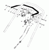 Toro 20672 - Lawnmower, 1983 (3000001-3999999) Listas de piezas de repuesto y dibujos TRACTION CONTROL ASSEMBLY