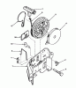 Toro 20672 - Lawnmower, 1985 (5000001-5999999) Listas de piezas de repuesto y dibujos REWIND STARTER NO. 590531