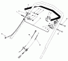Toro 20674 - Lawnmower, 1983 (3000001-3999999) Listas de piezas de repuesto y dibujos TRACTION CONTROL ASSEMBLY