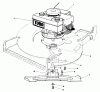 Toro 20675 - Lawnmower, 1986 (6000001-6999999) Listas de piezas de repuesto y dibujos ENGINE ASSEMBLY