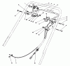 Toro 20675 - Lawnmower, 1986 (6000001-6999999) Listas de piezas de repuesto y dibujos TRACTION CONTROL ASSEMBLY