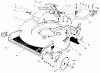 Toro 20676 - Lawnmower, 1984 (4000001-4999999) Listas de piezas de repuesto y dibujos HOUSING ASSEMBLY