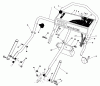 Toro 20676 - Lawnmower, 1985 (5000001-5999999) Listas de piezas de repuesto y dibujos HANDLE ASSEMBLY