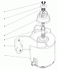 Toro 20676 - Lawnmower, 1985 (5000001-5999999) Listas de piezas de repuesto y dibujos STARTER ASSEMBLY