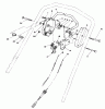 Toro 20676 - Lawnmower, 1985 (5000001-5999999) Listas de piezas de repuesto y dibujos TRACTION CONTROL ASSEMBLY