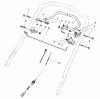 Toro 20680 - Lawnmower, 1985 (5000001-5999999) Listas de piezas de repuesto y dibujos TRACTION CONTROL ASSEMBLY