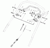 Toro 20680 - Lawnmower, 1986 (6000001-6999999) Listas de piezas de repuesto y dibujos TRACTION CONTROL ASSEMBLY