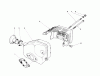 Toro 20680 - Lawnmower, 1990 (0000001-0999999) Listas de piezas de repuesto y dibujos MUFFLER ASSEMBLY (MODEL NO. 47PK9-1)