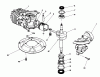 Toro 20684 - Lawnmower, 1986 (6000001-6999999) Listas de piezas de repuesto y dibujos CRANKSHAFT ASSEMBLY 47PE-4 (USED ON UNITS WITH SERIAL NO. 6000101-6002200)