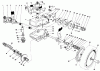 Toro 20684 - Lawnmower, 1987 (7000001-7999999) Listas de piezas de repuesto y dibujos GEAR CASE ASSEMBLY (USED ON UNITS WITH SERIAL NO. 7000001-7027356)