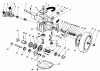 Toro 20684 - Lawnmower, 1987 (7000001-7999999) Listas de piezas de repuesto y dibujos GEAR CASE ASSEMBLY (USED ON UNITS WITH SERIAL NO. 7050000 & UP)