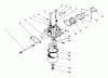 Toro 20684 - Lawnmower, 1988 (8000001-8999999) Listas de piezas de repuesto y dibujos CARBURETOR ASSEMBLY (MODEL NO. 47PG6) (USED ON UNITS WITH SERIAL NO. 8000001-8003897)