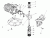 Toro 20684 - Lawnmower, 1988 (8000001-8999999) Listas de piezas de repuesto y dibujos ENGINE ASSEMBLY (MODEL NO. 47PG6 & 47PH7)