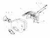 Toro 20684 - Lawnmower, 1988 (8000001-8999999) Listas de piezas de repuesto y dibujos MUFFLER ASSEMBLY (MODEL NO. 47PG6 AND 47PH7)