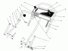 Toro 20684C - Lawnmower, 1989 (9000001-9999999) Listas de piezas de repuesto y dibujos HANDLE ASSEMBLY