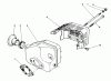 Toro 20684C - Lawnmower, 1989 (9000001-9999999) Listas de piezas de repuesto y dibujos MUFFLER ASSEMBLY (ENGINE MODEL NO. 47PJ8) (ENGINE MODEL NO. 47PH7)