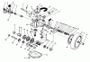 Toro 20692 - Lawnmower, 1988 (8000001-8999999) Listas de piezas de repuesto y dibujos GEAR CASE ASSEMBLY (USED ON UNITS WITH SERIAL NO. 8050000 & UP)