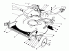 Toro 20692 - Lawnmower, 1988 (8000001-8999999) Listas de piezas de repuesto y dibujos HOUSING ASSEMBLY