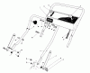 Toro 20692 - Lawnmower, 1990 (0000001-0999999) Listas de piezas de repuesto y dibujos HANDLE ASSEMBLY
