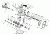 Toro 20692C - Lawnmower, 1988 (8000001-8999999) Listas de piezas de repuesto y dibujos GEAR CASE ASSEMBLY (USED ON UNITS WITH SERIAL NO. 8000852 & UP)