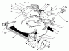 Toro 20692C - Lawnmower, 1988 (8000001-8999999) Listas de piezas de repuesto y dibujos HOUSING ASSEMBLY