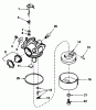 Toro 20695 - Lawnmower, 1987 (7000001-7999999) Listas de piezas de repuesto y dibujos CARBURETOR NO. 632098