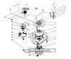 Toro 20695 - Lawnmower, 1988 (8000001-8999999) Listas de piezas de repuesto y dibujos BLADE BRAKE CLUTCH ASSEMBLY