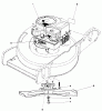 Toro 20698 - Lawnmower, 1980 (0000001-0999999) Listas de piezas de repuesto y dibujos ENGINE ASSEMBLY
