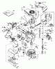 Toro 20705 - Lawnmower, 1980 (0000001-0999999) Listas de piezas de repuesto y dibujos ENGINE TECUMSEH MODEL NO. TNT 100-10069C