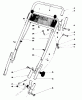 Toro 20705 - Lawnmower, 1980 (0000001-0999999) Listas de piezas de repuesto y dibujos HANDLE ASSEMBLY