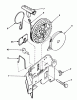 Toro 20705 - Lawnmower, 1982 (2000001-2999999) Listas de piezas de repuesto y dibujos REWIND STARTER NO. 590531
