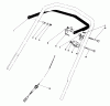 Toro 20705 - Lawnmower, 1983 (3000001-3999999) Listas de piezas de repuesto y dibujos TRACTION CONTROL ASSEMBLY