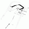 Toro 20705 - Lawnmower, 1984 (4000001-4999999) Listas de piezas de repuesto y dibujos TRACTION CONTROL ASSEMBLY