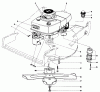 Toro 20715 - Lawnmower, 1980 (0000001-0999999) Listas de piezas de repuesto y dibujos ENGINE ASSEMBLY