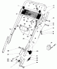 Toro 20715 - Lawnmower, 1980 (0000001-0999999) Listas de piezas de repuesto y dibujos HANDLE ASSEMBLY