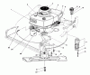 Toro 20715 - Lawnmower, 1985 (5000001-5999999) Listas de piezas de repuesto y dibujos ENGINE ASSEMBLY
