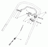 Toro 20715 - Lawnmower, 1985 (5000001-5999999) Listas de piezas de repuesto y dibujos TRACTION CONTROL ASSEMBLY