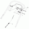 Toro 20715C - Lawnmower, 1985 (5000001-5999999) Listas de piezas de repuesto y dibujos TRACTION CONTROL ASSEMBLY