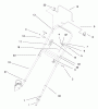 Toro 20716 - Side Discharge Mower, 1998 (8900001-8999999) Listas de piezas de repuesto y dibujos HANDLE ASSEMBLY