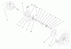 Toro 20716 - Side Discharge Mower, 1998 (8900001-8999999) Listas de piezas de repuesto y dibujos REAR AXLE ASSEMBLY