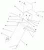 Toro 20716 - Side Discharge Mower, 1999 (9900001-9999999) Listas de piezas de repuesto y dibujos HANDLE ASSEMBLY